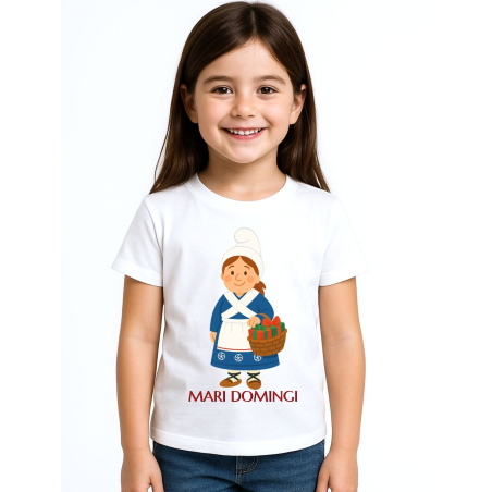 Camiseta Mari Domingi Niña - Euskal Jantziak