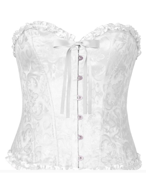 Corset Blanco Corazon - Complementos para Disfraces