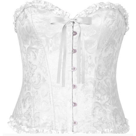 Corset Blanco Corazon - Complementos para Disfraces