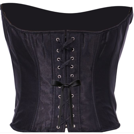 Corset Negro Corazon - Complementos para Disfraces - Corpiños y Chalecos