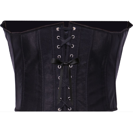 Corset Negro - Complementos para Disfraces - Corpiños y Chalecos