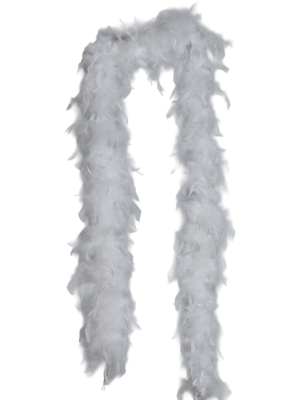 Boa De Plumas Blanca 80gr - Complementos para Disfraces