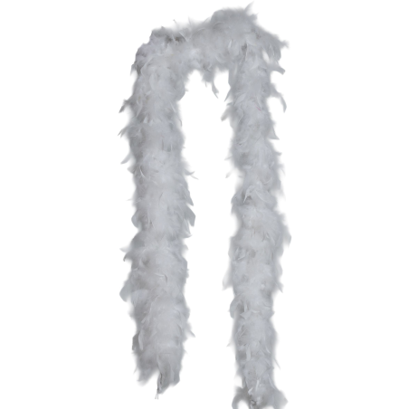 Boa De Plumas Blanca 80gr - Complementos para Disfraces