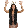 Boa De Plumas Negra 80gr - Complementos para Disfraces - COMPLEMENTOS POR CATEGORIA