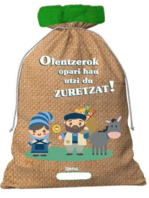 Comprar Saco Olentzero grande para repartir regalos