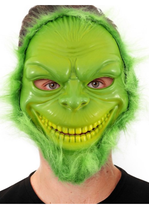 Mascara De El Grinch - Complementos Disfraces Navidad - Mascaras de Cine