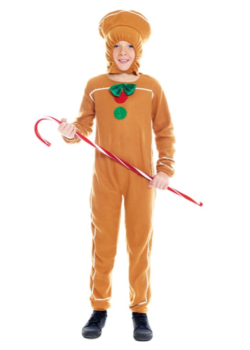 Disfraz De Galleta De Jengibre Infantil - Disfraces Navideños - Disfraces Navideños Infantiles