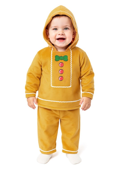 Disfraz De Galleta de Jengibre Bebe - Disfraces Navideños - Disfraces Navideños para Bebes
