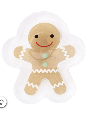Pegatinas Gel Galleta de Jengibre con Led De Navidad - Decoración Navideña - Complementos Navideños