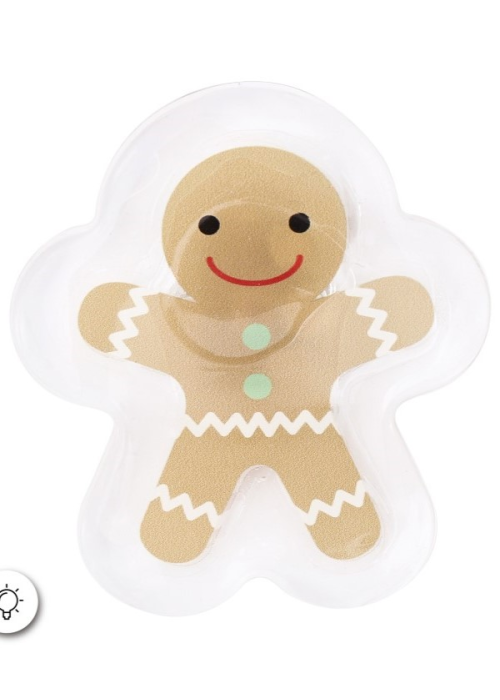 Pegatinas Gel Galleta de Jengibre con Led De Navidad - Decoración Navideña - Complementos Navideños