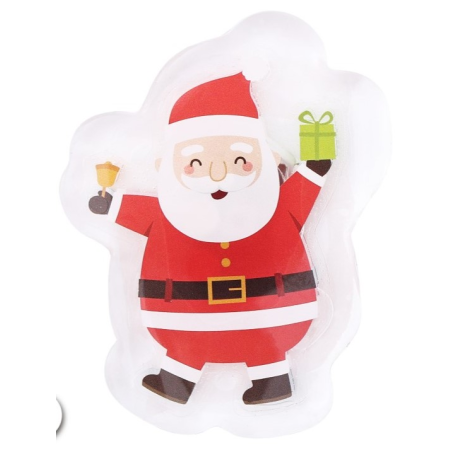 Pegatinas Gel Santa con Led De Navidad - Decoración Navideña - Complementos Navideños