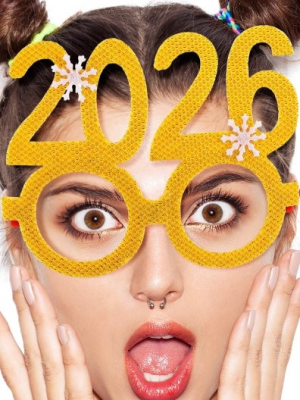 còpia de còpia de Gafas Happy New Year Oro