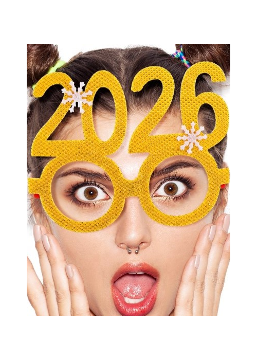 còpia de còpia de Gafas Happy New Year Oro
