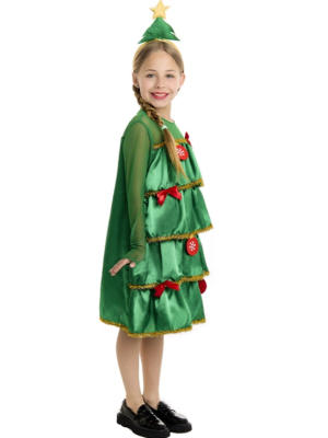 Disfraz De Arbol De Navidad Infantil - Disfraces Navideños - Disfraces Navideños para Niños