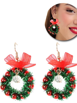 Pendientes De Aro De Navidad - Complementos Navidad - Complementos Navideños