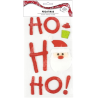 Pegatinas Gel Oh, Oh, Oh Santa De Navidad - Decoración Navideña - Complementos Navideños