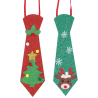 Corbata Navideña Arbol y Reno - 1 Unid. - Chalecos, Pajaritas y Corbatas de Lentejuelas