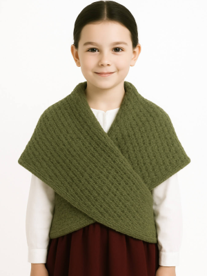 Toquilla Vasca de Aldeana Niña verde - Toquillas Tradicionales