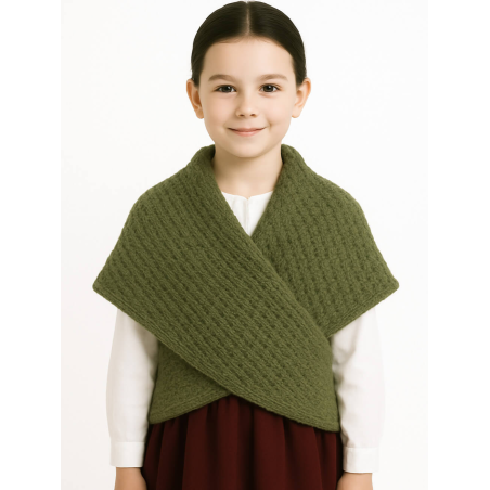 Toquilla Aldeana Niña Verde - Trajes Regionales - Toquillas y Mendigozales
