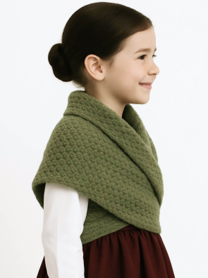 Toquilla Vasca de Aldeana Niña verde - Toquillas Tradicionales