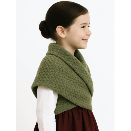 Toquilla Aldeana Niña Verde - Trajes Regionales - Toquillas y Mendigozales