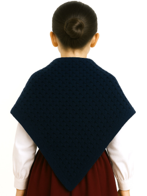 Toquilla Tradicional Traje Neska Niña Azul - Euskal Jantziak