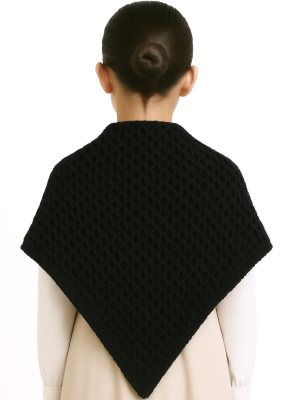 Toquilla Vasca de Aldeana Niña Negra - Toquillas Tradicionales