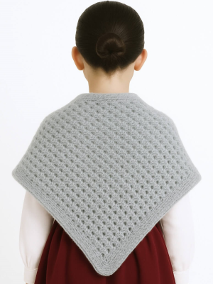 Toquilla traje Neska Niña Gris Claro - Euskal Jantziak