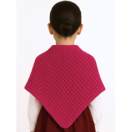 Toquilla Aldeana Niña Rosa Fucsia - Trajes Regionales - Toquillas y Mendigozales