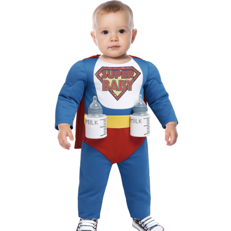 Disfraz De Biberonman - Disfraces de Superheroes Bebes