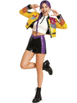 Disfraz de Guerrera K-POP Rumi para Mujer - Disfraces Cazadoras Demonios - DISFRACES ADULTOS