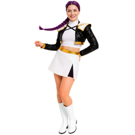 Disfraz de Guerrera K-POP Rumi Golden para Mujer - Disfraces Cazadoras Demonios - DISFRACES ADULTOS