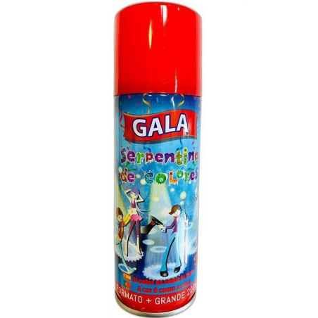 Serpentina En Spray Rojo 200ML - Confetti y Serpentinas