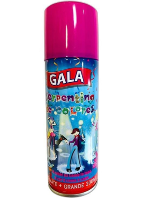 Serpentina En Spray Rosa 200ML - Confetti y Serpentinas