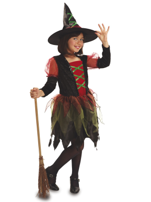 Disfraz de Bruja Colores Niña - Disfraces de Brujas y Hechiceros para Niñas