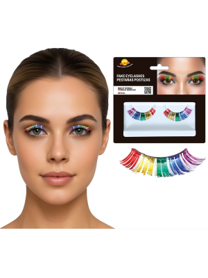 Comprar Pestañas Arcoiris por solo 3.50€ – Tienda de disfraces online