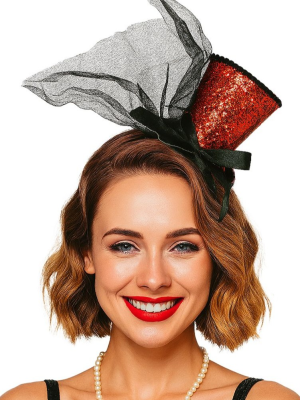 còpia de Top Hat Mini Negre Brillant