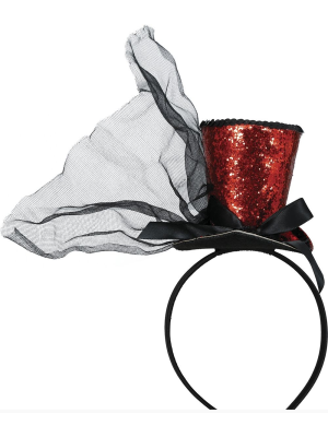 Chistera Mini Roja Brillante - Sombreros