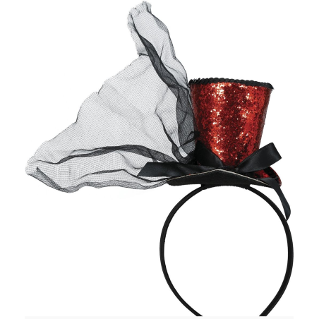 còpia de Top Hat Mini Negre Brillant