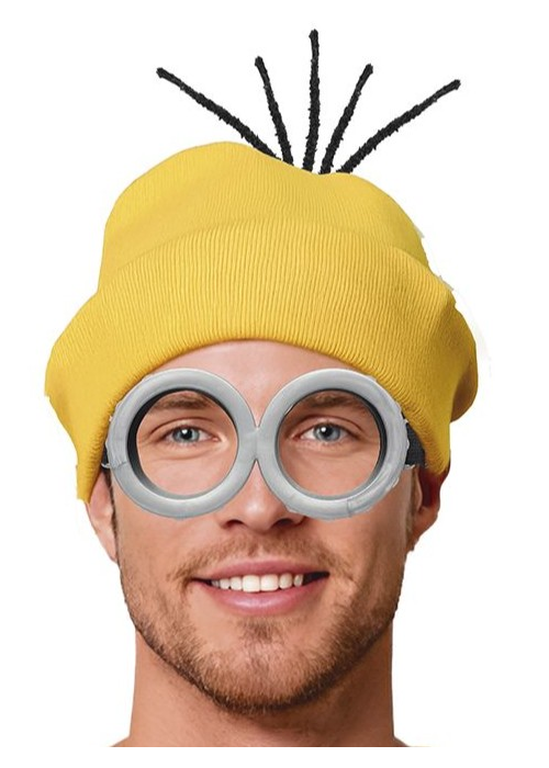 Set Gorro y Gafas Minion - Complementos Disfraces Minions - Complementos de Los Minieros