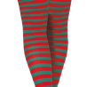 Medias De Rayas Rojas Y Verdes - Medias y Pantys