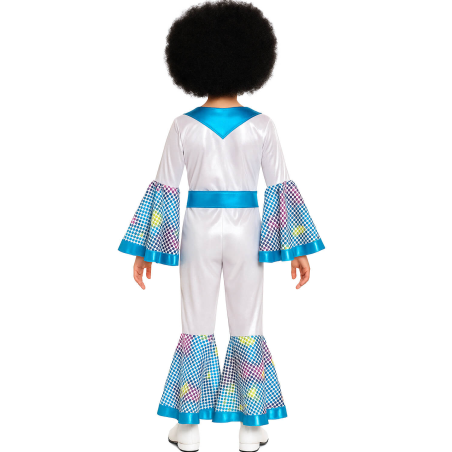 Disfraz De Disco Plata Niña