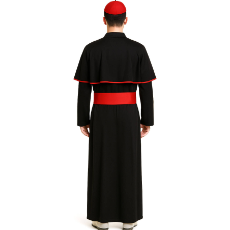 Disfraz De Cardenal Negro - Disfraces Religiosos - Disfraces de Curas y Religiosos para Hombres