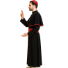 Disfraz De Cardenal Negro Y Rojo Para Hombre
