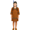 Disfraz De India Marron Niña - Disfraces Indias y Vaqueras - Disfraces de Indios Infantiles