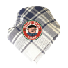 Pañuelo de Santo Tomas Pequeño Cuadros Azul Hierbas - Pañuelos y Delantales Regionales