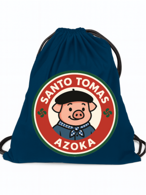 Mochila Santo Tomas Azoka Azul - Euskal Jantziak - Bolsos, Mochilas y Complementos