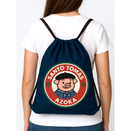 Mochila Santo Tomas Azoka Azul - Euskal Jantziak - Bolsos, Mochilas y Complementos