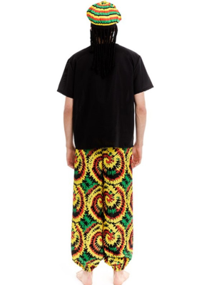 Disfraz De Jamaicano Adulto - Disfraces de Rastafari - Disfraces Paises y Culturas Hombre