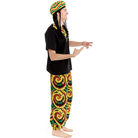 Disfraz De Jamaicano Adulto - Disfraces de Rastafari - Disfraces Paises y Culturas Hombre
